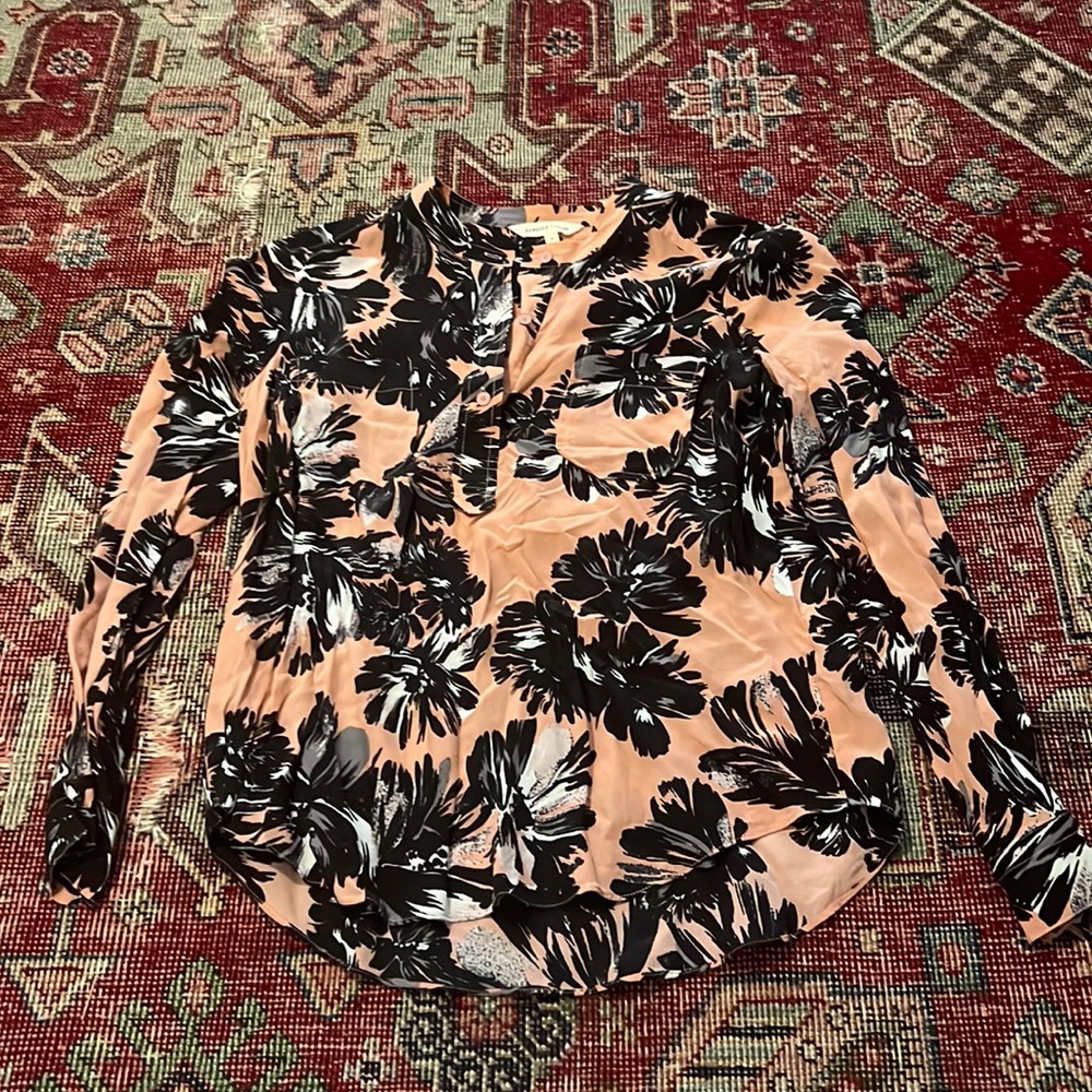 Rebecca Taylor Floral silk blouse